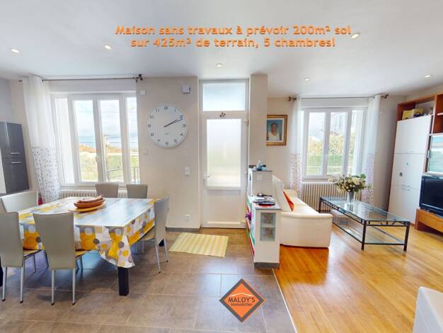 Maison à vendre 215 000 € 8 pièces 5 chambres 201 m² 425 m² de terrain Le Coteau 42120