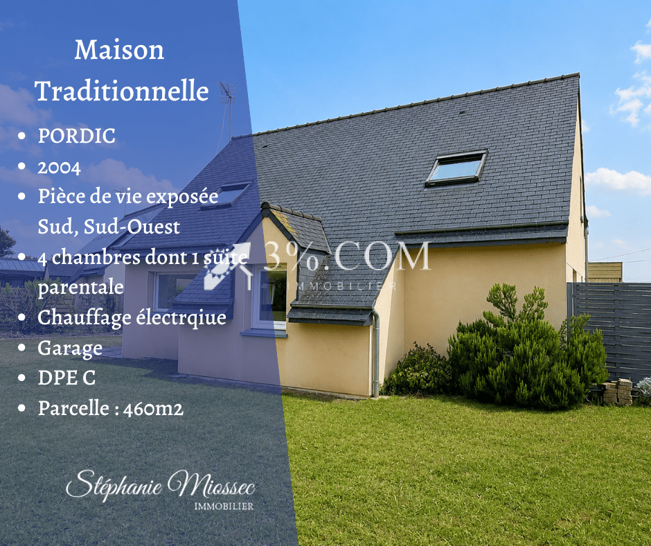 Maison 5 pièces 107 m² · à Pordic · 107 m² · 329 600 €
