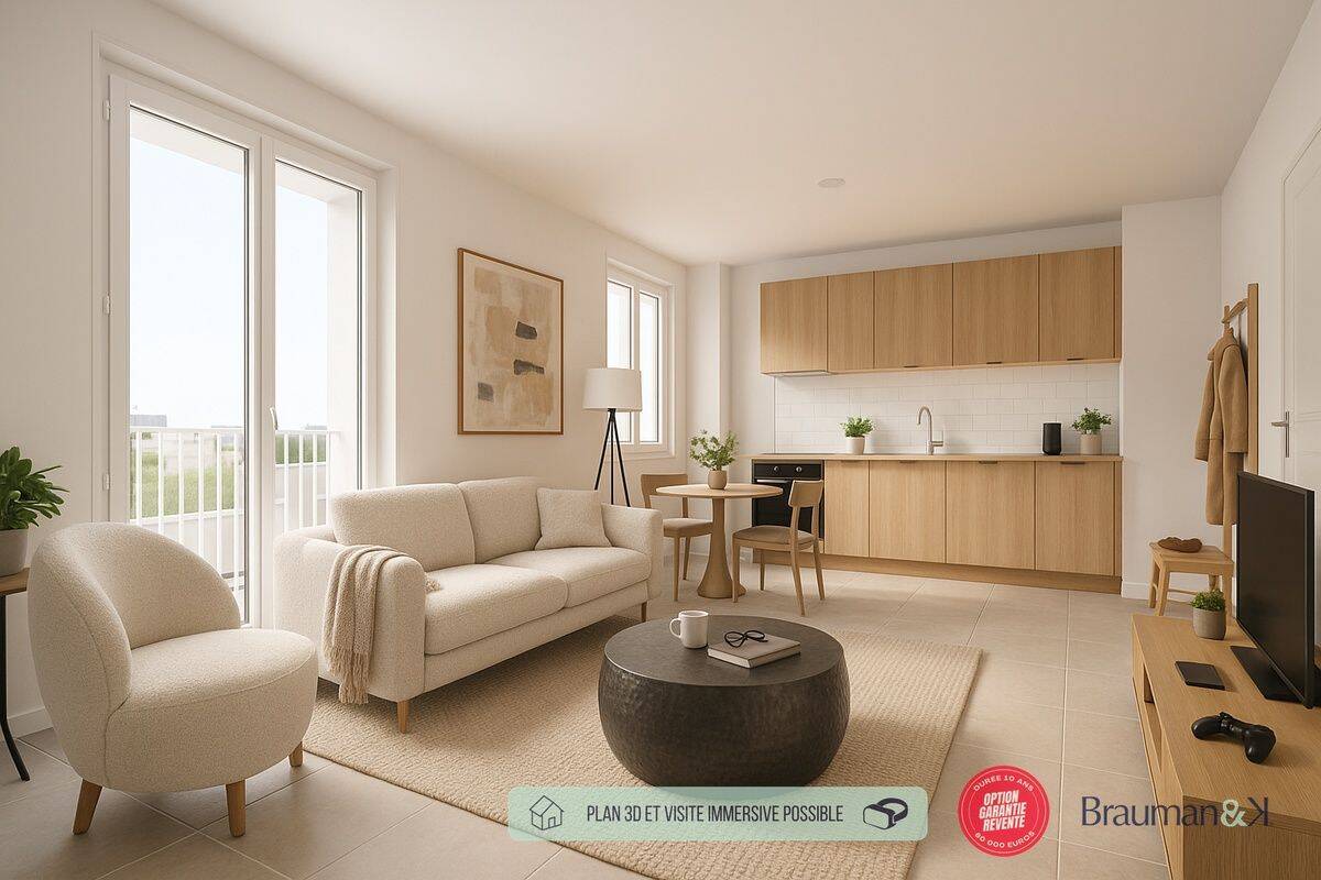 Appartement 1 pièce 23 m² · à Rennes · 23 m² · 170 000 €