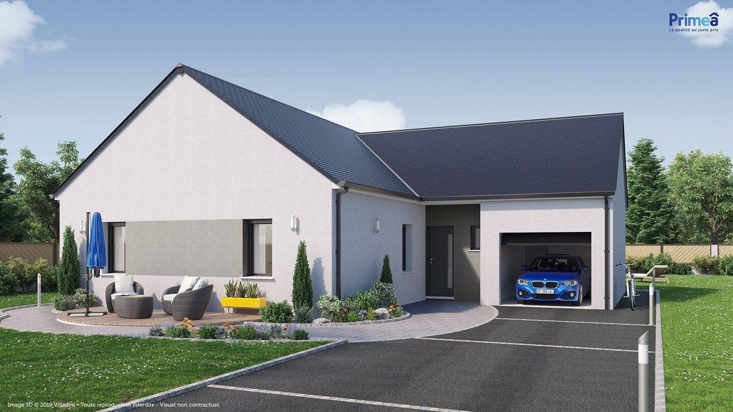 Terrain+Maison à Cinais 4 chambres