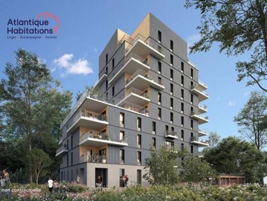 Appartement à louer 965 € 2 pièces 2 chambres 67,3 m² Étage 1/4 Nantes 44000