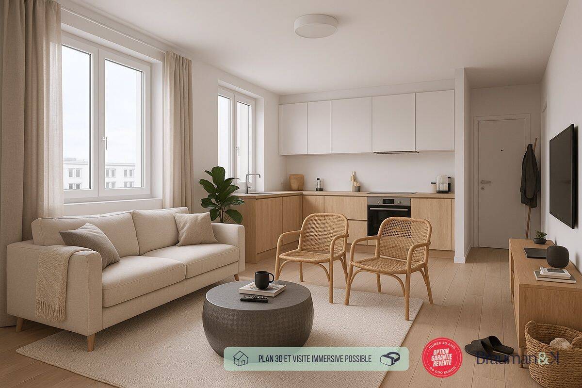 Appartement 3 pièces 65 m² · à Rennes · 65 m² · 267 000 €