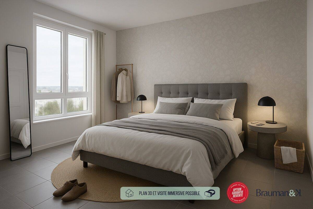 Appartement 3 pièces 59 m² · à Lisieux · 59 m² · 198 691 €