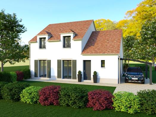 Terrain avec maison neuve à vendre 330 436 € 6 pièces 4 chambres 122 m² 400 m² de terrain Saint-Léger-en-Yvelines 78610