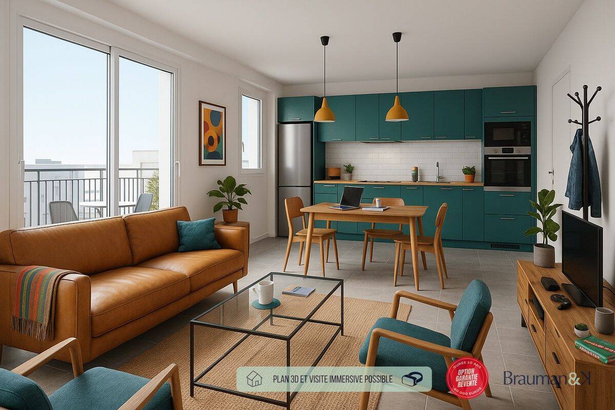Appartement 2 pièces 40 m² · à Lisieux · 40 m² · 131 875 €