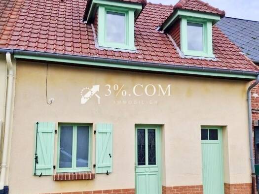 Maison à vendre 79 500 € 3 pièces 2 chambres 53 m² 538 m² de terrain Oisemont 80140