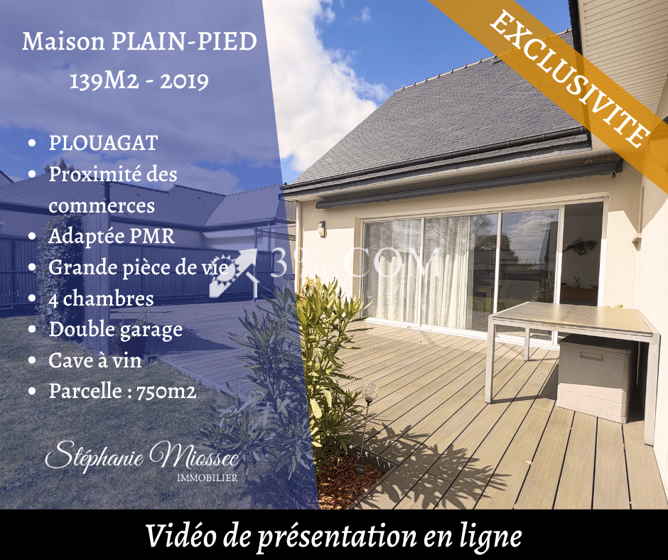 Maison 6 pièces 139 m² · à Châtelaudren-Plouagat · 139 m² · 345 000 €