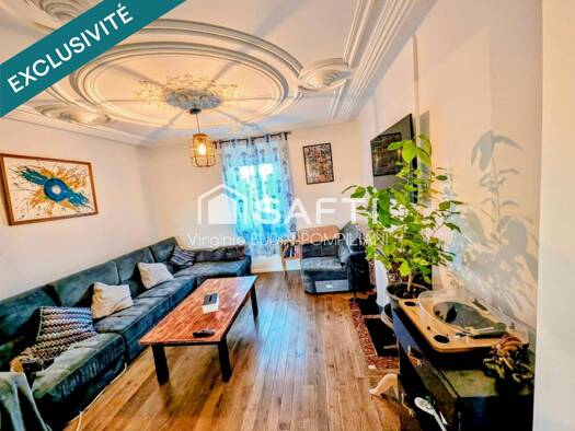 Maison à vendre 220 000 € 4 pièces 2 chambres 94 m² 376 m² de terrain Gare-Gambetta-Piemont Mont-Saint-Martin 54350