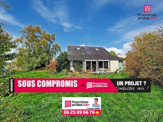 Maison à vendre 169 900 € 5 pièces 3 chambres 90 m² 960 m² de terrain Plougonven 29640