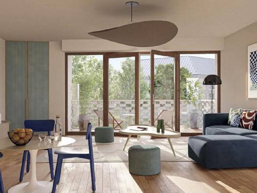 Duplex à louer 2 990 € 4 pièces 3 chambres 92 m² 2ème étage Montreuil Versailles 78000