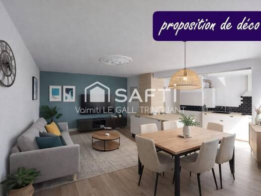 Appartement à vendre 135 000 € 5 pièces 3 chambres 79 m² Étage 1/13 Bellevue Brest 29200