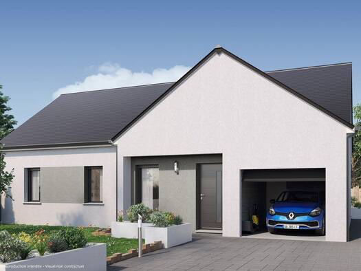 Terrain avec maison neuve à vendre 266 363 € 4 pièces 3 chambres 75 m² 653 m² de terrain Melun 77000