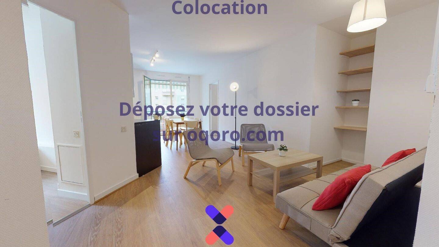 Chambre en colocation appartement meublé — 13