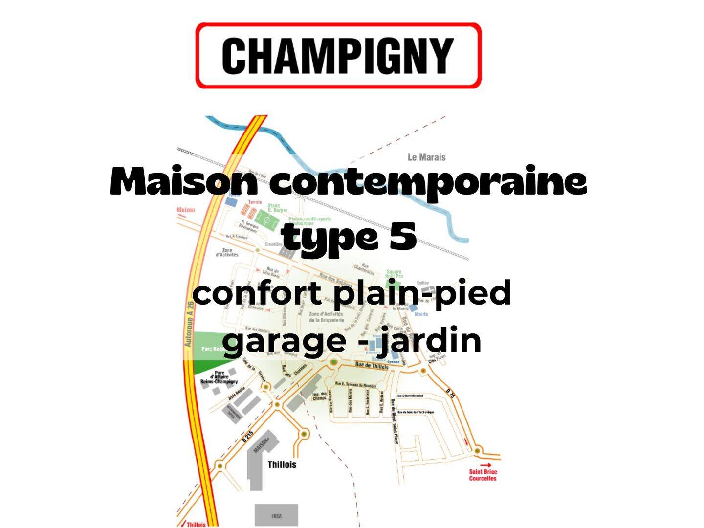 Maison 5 pièces 155 m² · à Champigny · 154,5 m² · 490 000 €