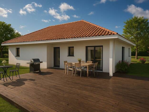 Terrain avec maison neuve à vendre 255 200 € 4 pièces 3 chambres 100 m² 700 m² de terrain Salagnon 38890