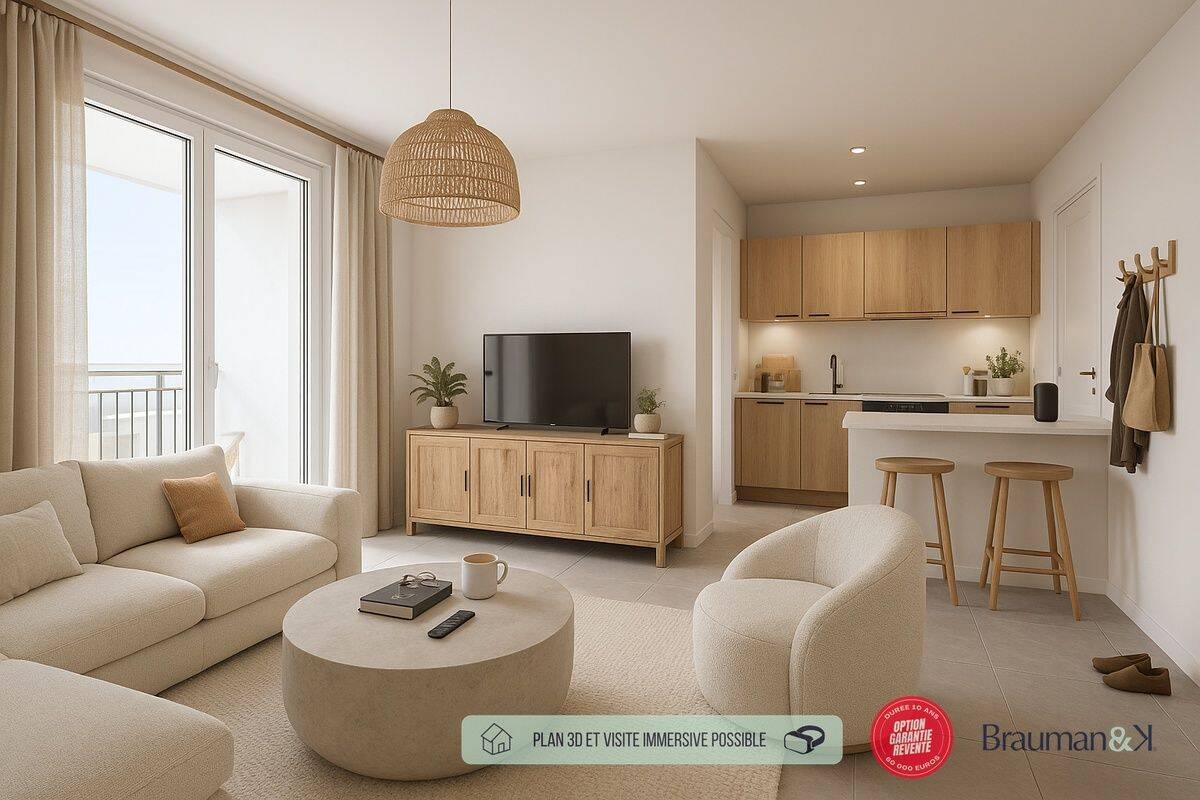 Appartement 3 pièces 61 m² · à Nancy · 61 m² · 244 000 €