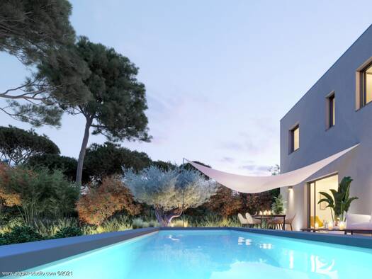 Villa à vendre - neuf 1 175 000 € 4 pièces 3 chambres 137,5 m² dès le 30/06/2026 Aiguelongue Montpellier 34090