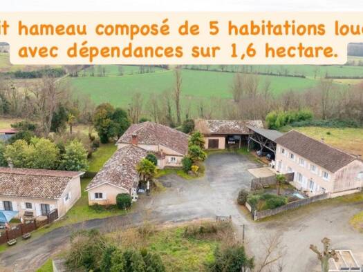Maison à vendre 522 000 € 18 pièces 13 chambres 455 m² 16 295 m² de terrain Nogaro 32110