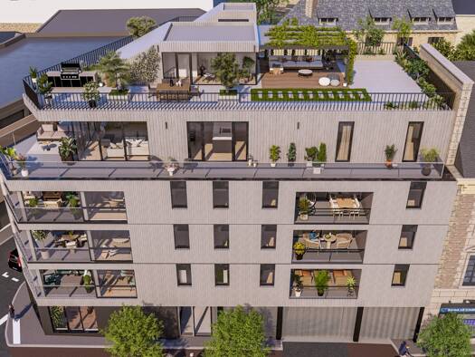 Appartement à vendre - neuf 239 000 € 2 pièces 1 chambre 49,2 m² dès le 31/03/2028 Centre Ville-Charner Saint-Brieuc 22000