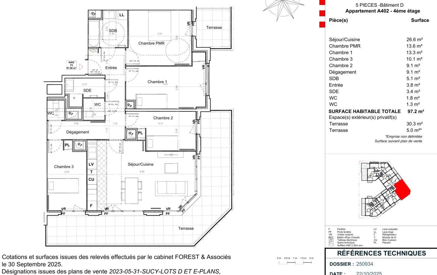 Appartement 5 pièces 97 m² · à Sucy-en-Brie · 97 m² · 1 773 €/mois