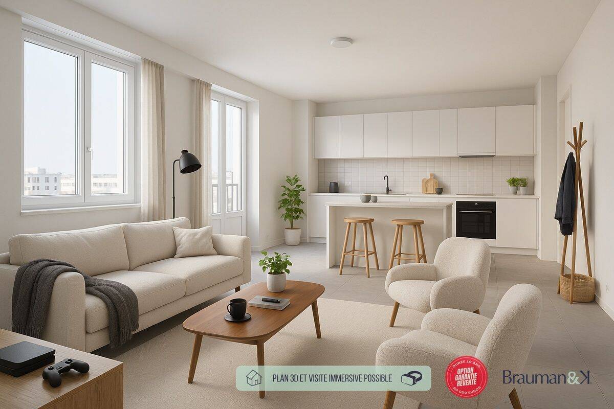 Appartement 4 pièces 67 m² · à L'Île-Saint-Denis · 67 m² · 440 000 €