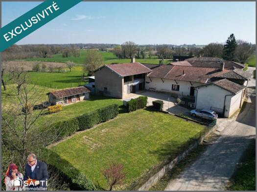 Maison à vendre 230 000 € 4 pièces 3 chambres 103 m² 6 458 m² de terrain Saint-Étienne-sur-Chalaronne 01140