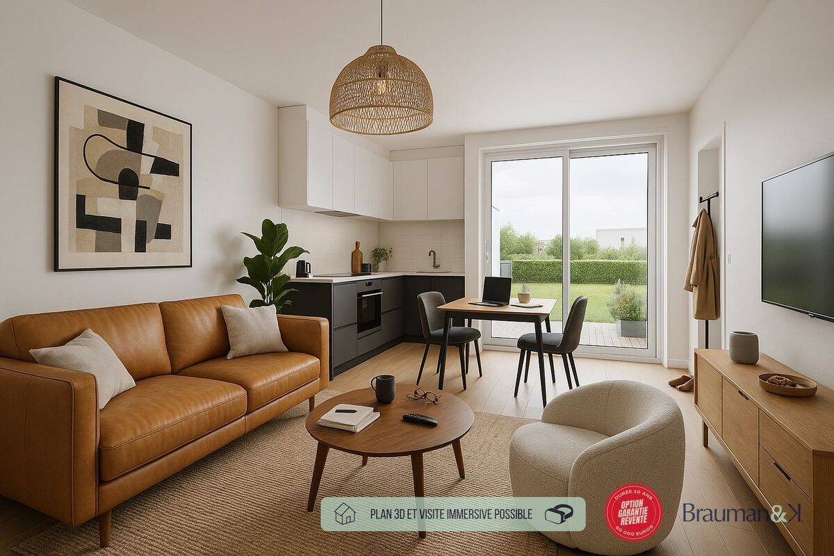Appartement 2 pièces 40 m² · à Mondeville · 40 m² · 186 000 €