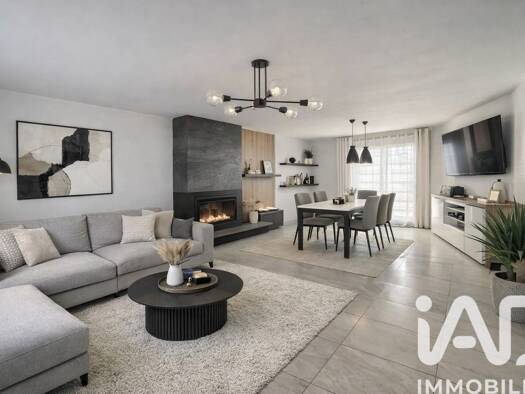 Maison de plain-pied à vendre 480 000 € 5 pièces 3 chambres 177 m² 548 m² de terrain Michelet Chatrian Villerupt 54190