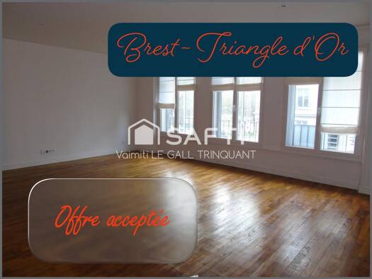 Appartement à vendre 254 500 € 4 pièces 2 chambres 84 m² Étage 1/4 Centre Brest 29200