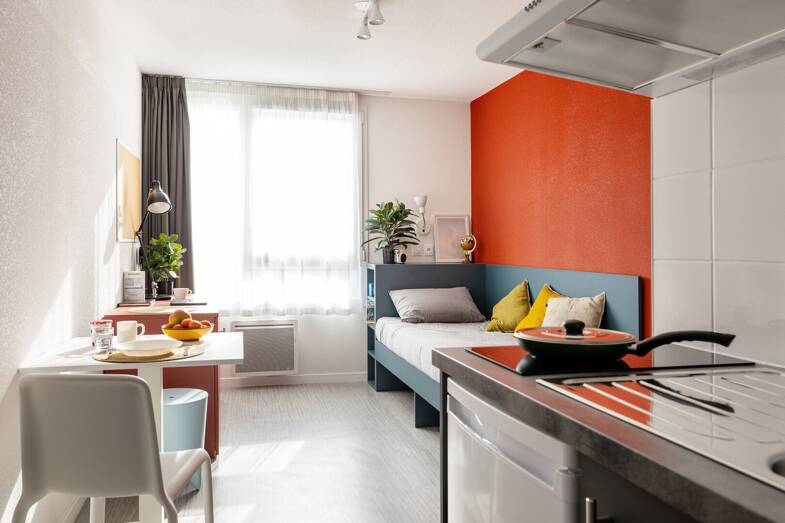 Appartement à louer 525 € 1 pièce 18,5 m² RDC/7 Fresnoy Mackellerie-Armentières Roubaix 59100