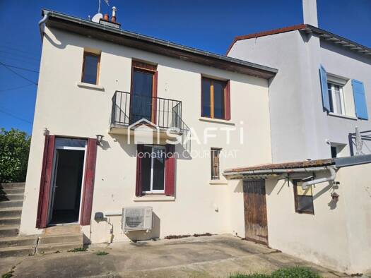 Maison à vendre 179 900 € 4 pièces 2 chambres 70 m² 421 m² de terrain Centre Ville Bas Bellerive-sur-Allier 03700