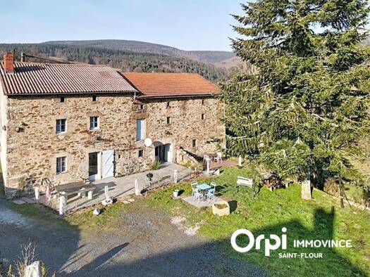 Maison à vendre 266 000 € 4 pièces 3 chambres 118 m² 14 760 m² de terrain Clavières 15320