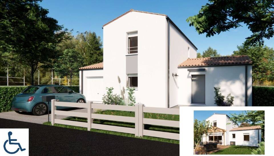 Maison 4 pièces 80 m² · à Coëx · 80 m² · 259 900 €