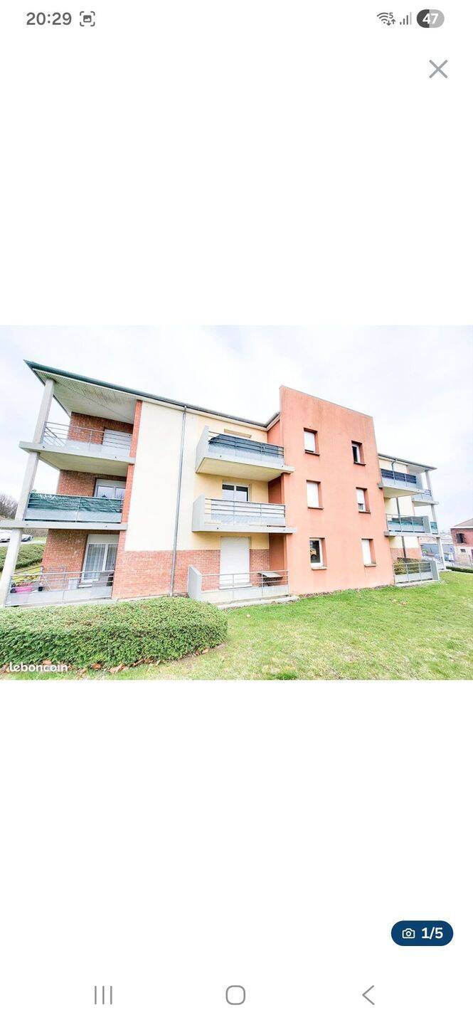 Appartement 2 pièces 40 m² · à Caudry · 40 m² · 500 €/mois