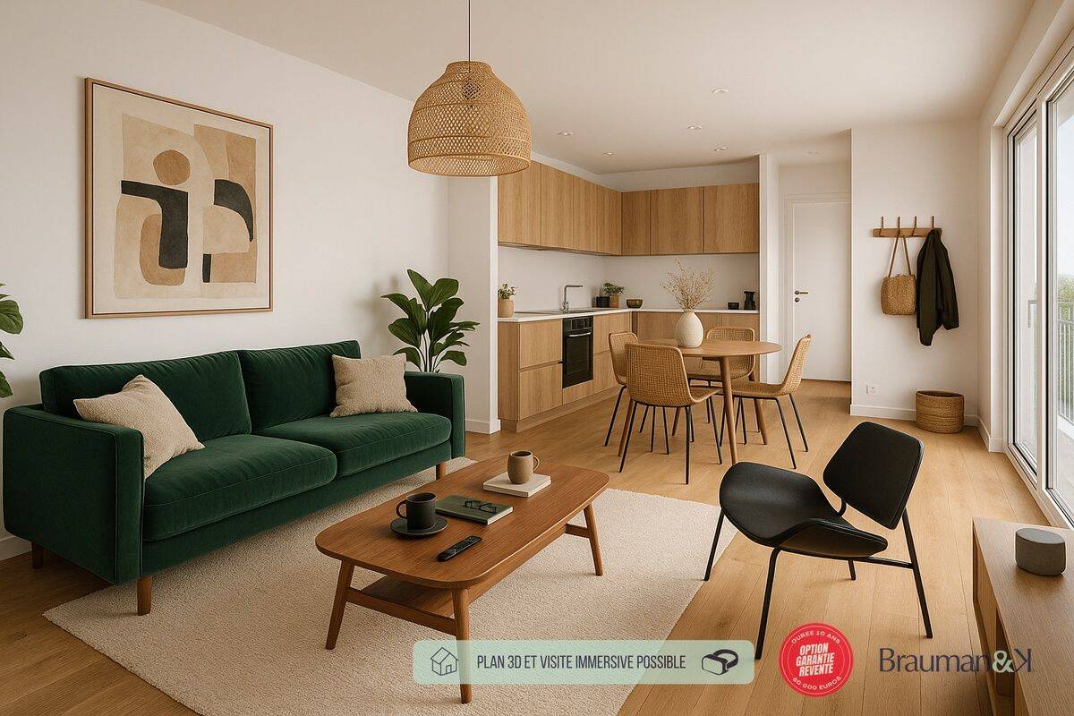 Appartement 5 pièces 107 m² · à La Riche · 107 m² · 520 000 €