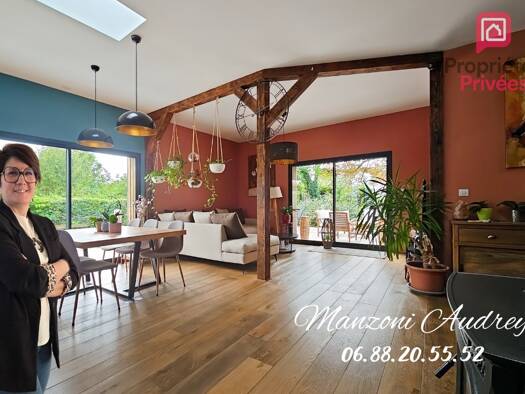 Maison à vendre 489 000 € 6 pièces 4 chambres 145 m² 1 203 m² de terrain Vassaules-Tauxelles Troyes 10000