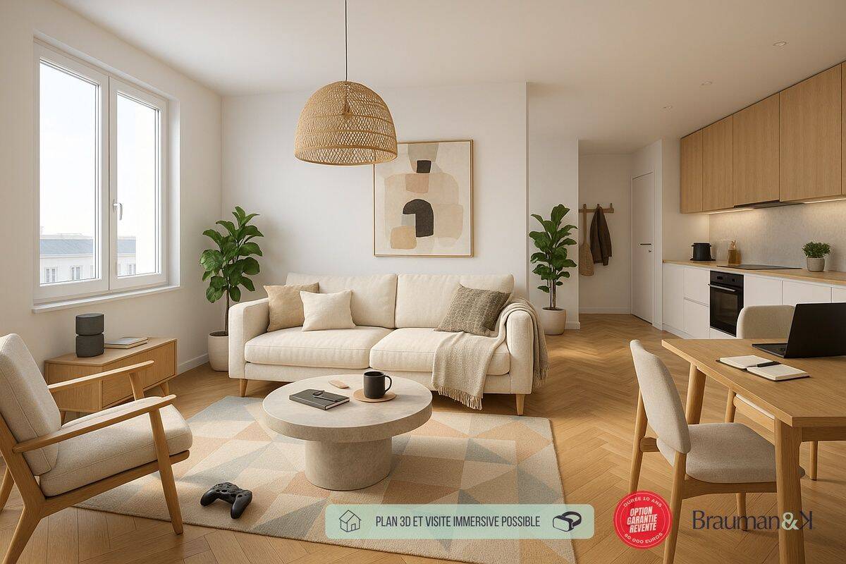 Appartement 3 pièces 71 m² · à Bordeaux · 71 m² · 421 260 €