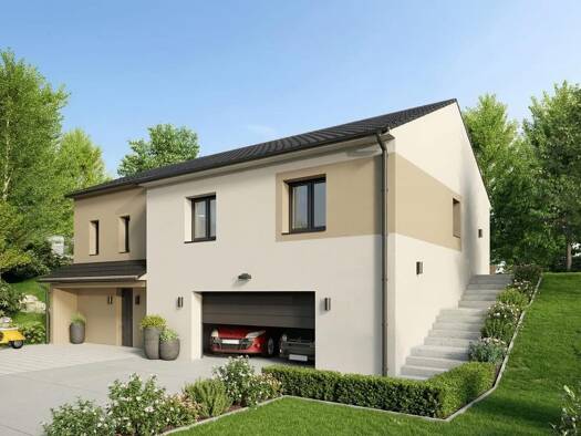 Terrain avec maison neuve à vendre 286 079 € 5 pièces 4 chambres 96 m² 573 m² de terrain Lesménils 54700