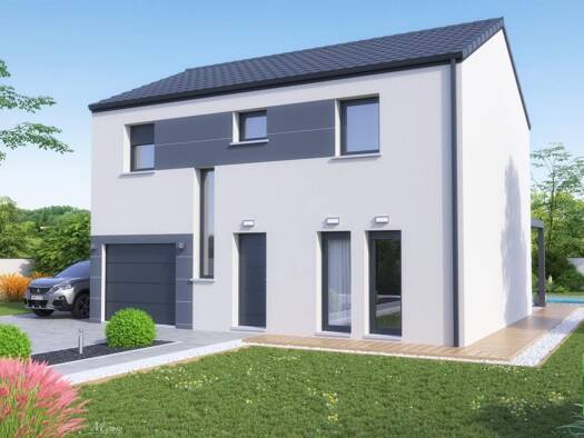 Terrain avec maison neuve à vendre 270 000 € 5 pièces 4 chambres 107 m² 370 m² de terrain Boulay-Moselle 57220