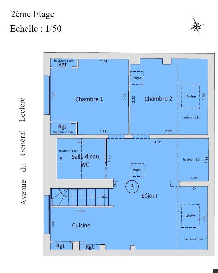 Appartement 3 pièces 64 m² · à Ozoir-la-Ferrière · 63,9 m² · 205 000 €