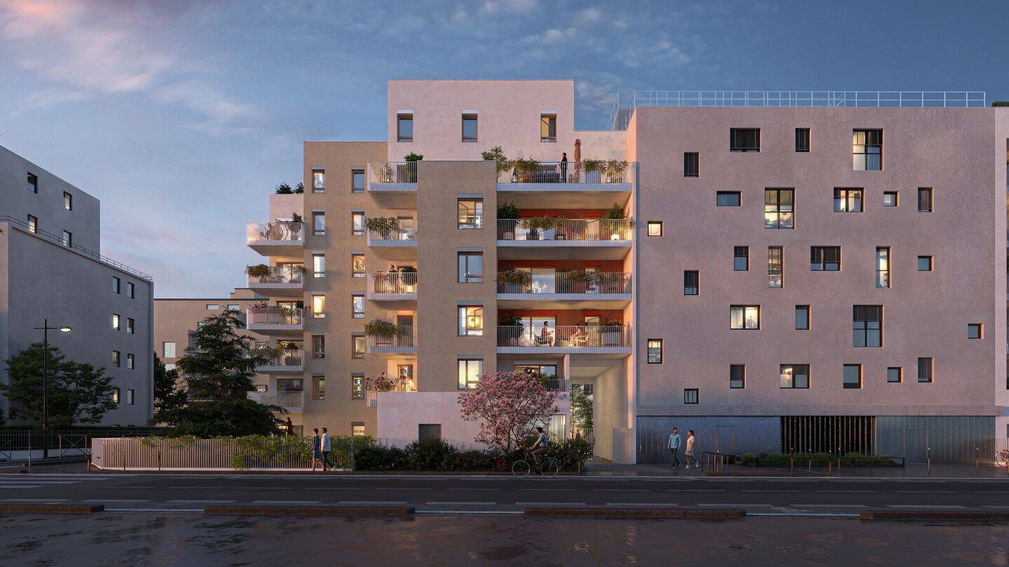 Appartement 3 pièces 63 m² · à Villeurbanne · 63,4 m² · 255 700 €