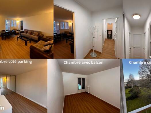 Appartement à louer 600 € 4 pièces 3 chambres 76 m² Étage 1/4 Gérard Philipe Saint-Cyr-l'École 78210