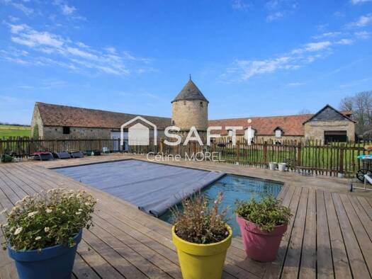 Demeure à vendre 1 252 000 € 17 pièces 8 chambres 468 m² 19 360 m² de terrain Hesdin-l'Abbé 62360