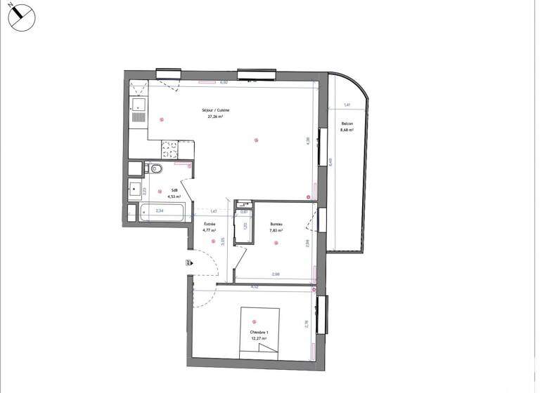 Appartement à vendre 280 000 € 3 pièces 2<br/>chambres 57 m²<br/>superficie Sous le toit, 2/2<br/>étage Val Notre Dame-Ambroise Thomas Argenteuil 95100