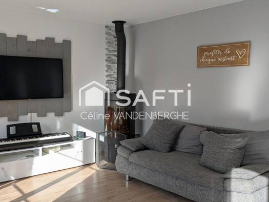 Maison de plain-pied à vendre 172 660 € 5 pièces 4 chambres 115 m² 1 800 m² de terrain Vendeuil 02800