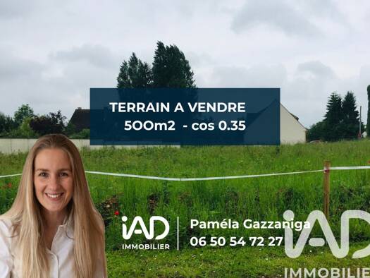 Terrain constructible à vendre 160 000 € 500 m² de terrain Boissise-la-Bertrand 77350