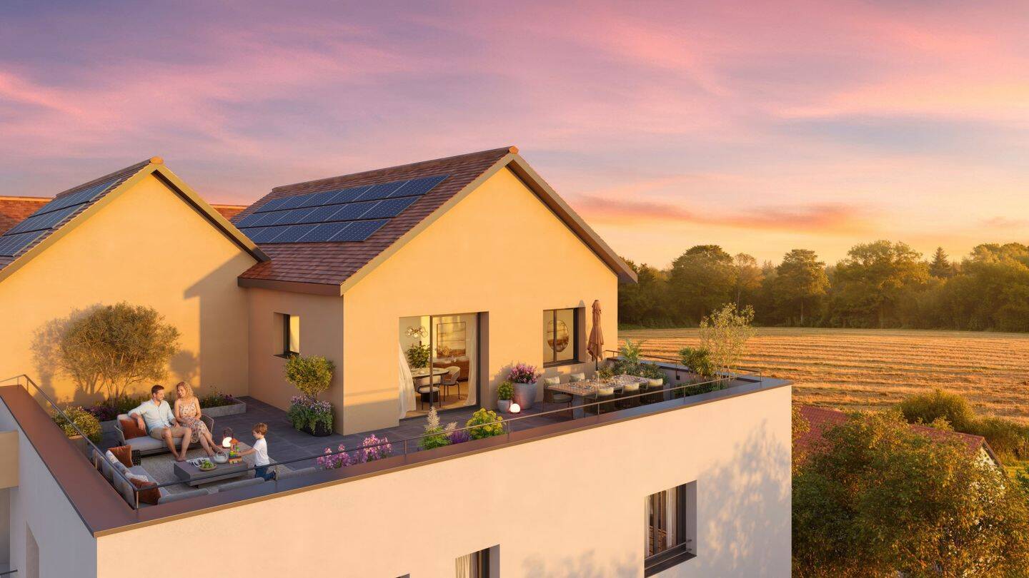 Appartement 2 pièces 44 m² · à Ostwald · 43,6 m² · 218 100 €
