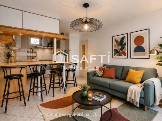 Appartement à vendre 95 000 € 2 pièces 1 chambre 35 m² Étage 1/4 Abry Grenoble 38100