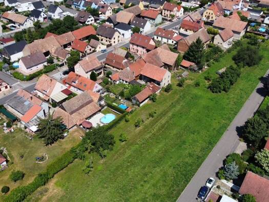 Terrain constructible viabilisé à vendre 95 000 € 500 m² de terrain Kunheim 68320