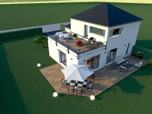 Terrain avec maison neuve à vendre 298 000 € 5 pièces 3 chambres 130 m² 736 m² de terrain Saint-Jean-de-Daye 50620